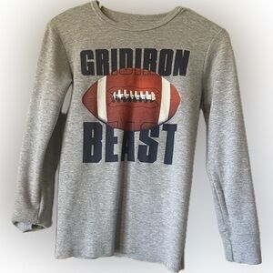 Children’s Place football long sleeve grey top. Great condition!